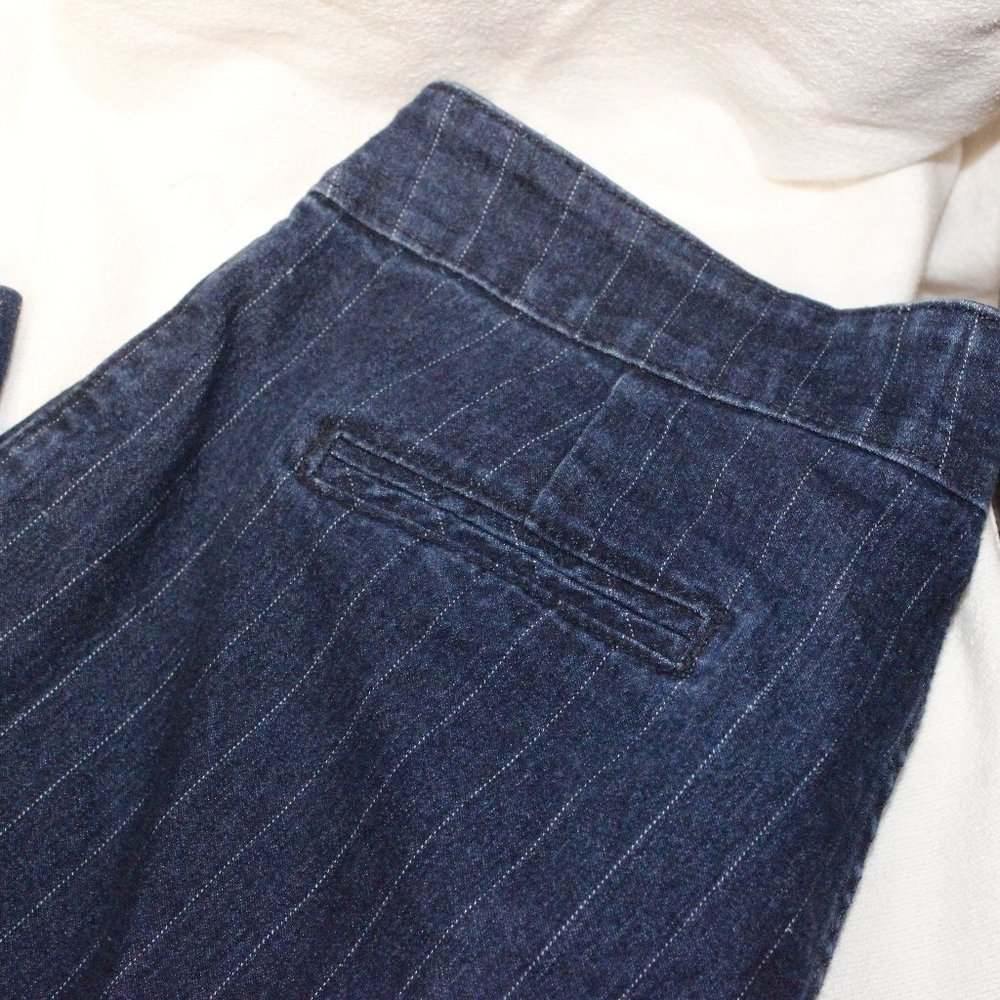 NYDJ Pinstripe Wide Leg jeans sz 8